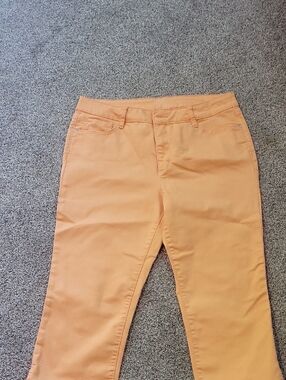 St. John's Bay Straight-Leg Jeans in Light Orange
